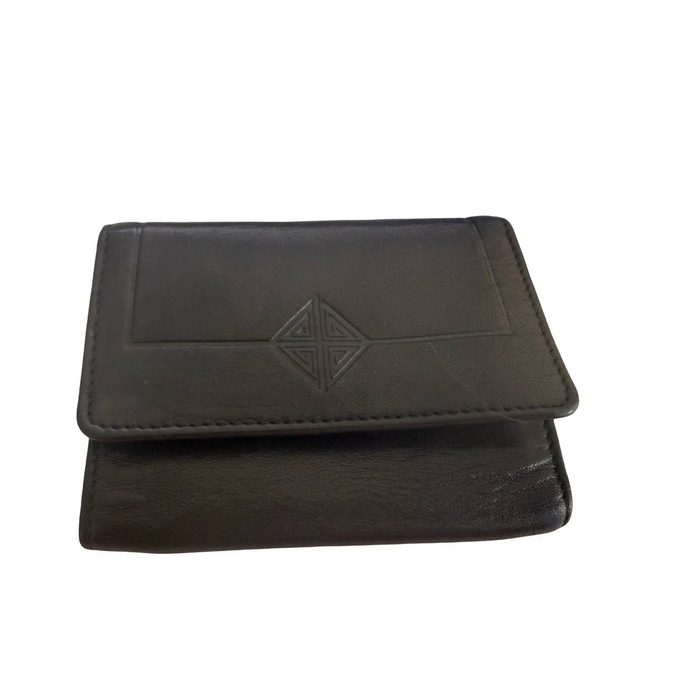 Princess Gardner Genuine Lambskin Wallet w/ Change Pocket  Vintage black